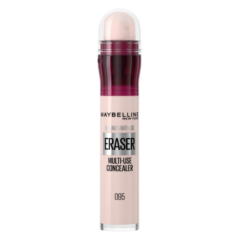 Maybelline Concealer Instant Anti Age Eraser Eye, Dark Circles and Blemish, Ultra Blendable Formula Dermatologist Tested & Suitable for Sensitive Skin 00 Ivory