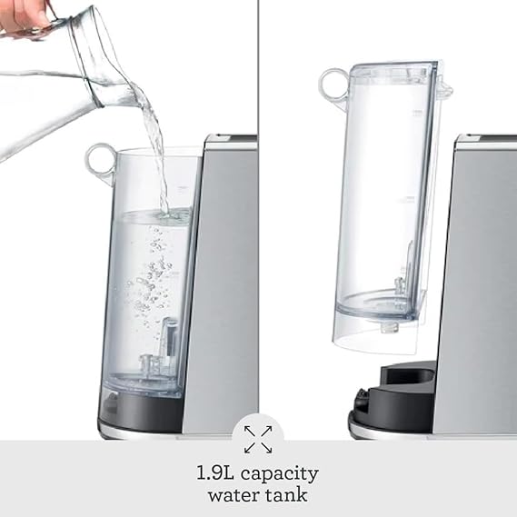 Sage - The Bambino Plus - Compact Coffee Machine with Automatic Milk Frother, Brushed Stainless Steel