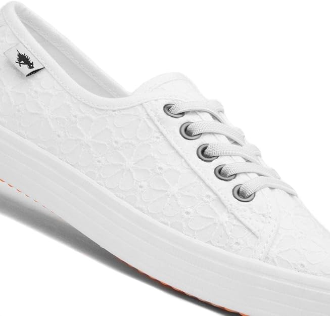 Rocket Dog Chow Chow Womens White Canvas Shoe