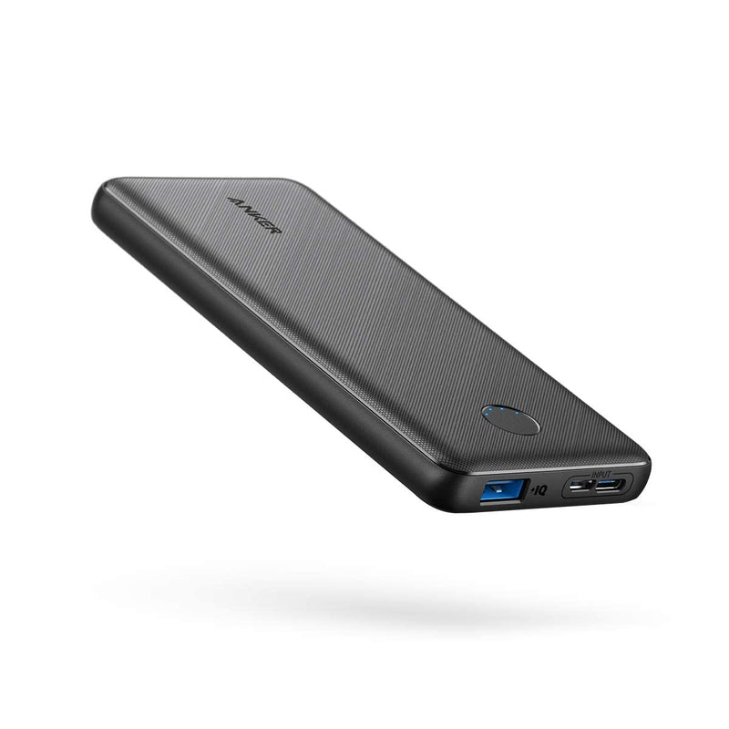 Anker Power Bank, Compact Portable Charger (PowerCore 10K) 10,000mAh Battery Pack with PowerlQ Charging Technology and USB-C for iPhone, iPad, Samsung Galaxy, Pixel, and More