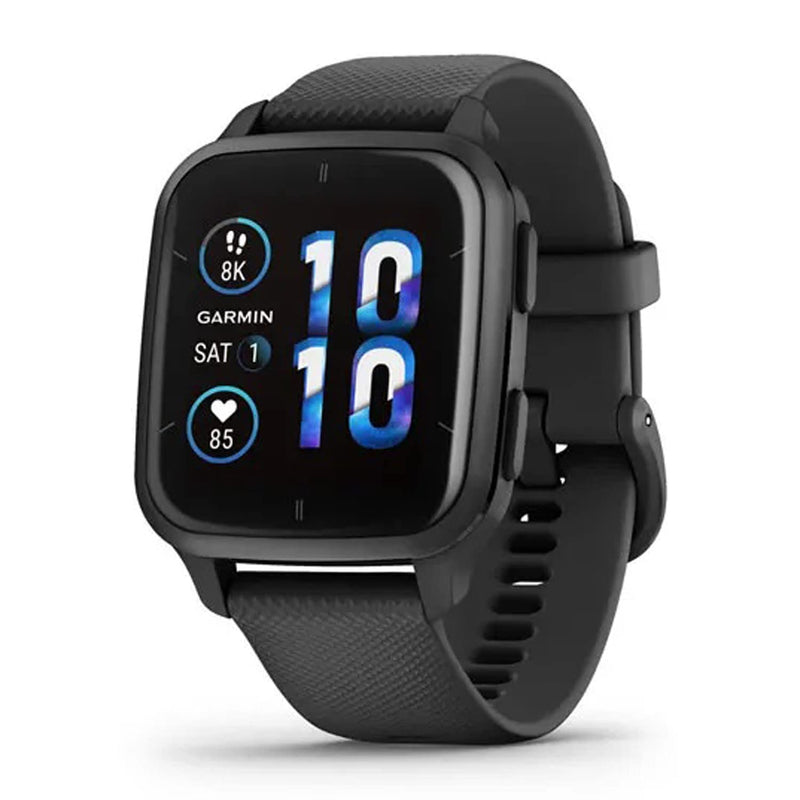 Garmin Venu Sq 2 GPS 40mm Smartwatch, AMOLED Touchscreen, All-day Health Monitoring and Fitness Features, Sports Apps and More, Square Design watch, up to 11 days battery life, Shadow Grey