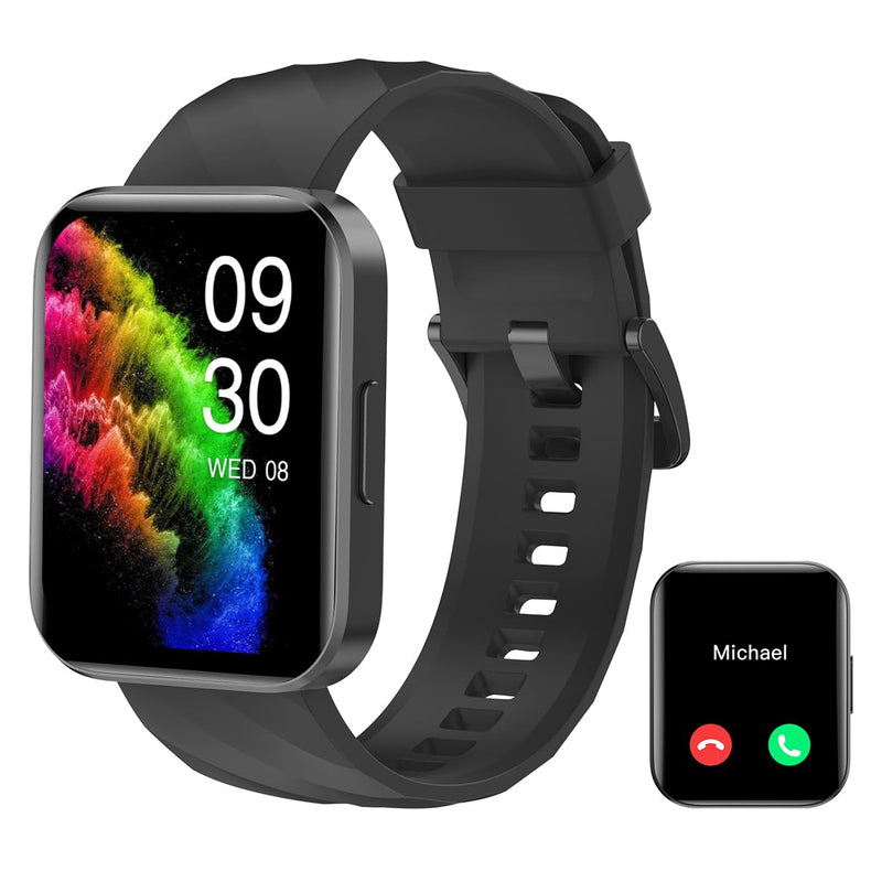 RUIMEN Smart Watch for Women Men Smart Watches with Call Function Fitness Tracker Watch with Heart Rate Monitor Pedometer Oximeter Sleep Tracker Waterproof Smartwatch Answer/Make Calls for Android iOS