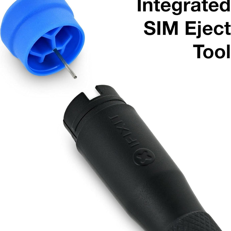 iFixit Minnow Precision Bit Set, Pocket-Sized Portable bit Set with 16 mini-bits (4 mm) & Precision Screwdriver for Repairing Electronics Like iPhone