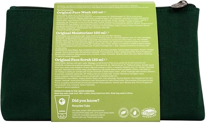 BULLDOG SKINCARE - Skincare Kit Giftset for Men | Original Moisuriser, Face Wash and Face Scrub