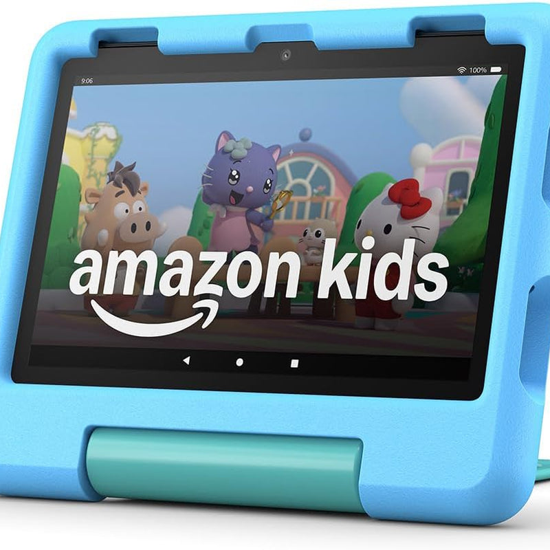 Amazon Fire HD 8 Kids tablet (newest gen), ages 3–7 | 3 GB memory, includes ads-free books, games and videos that children love, 8