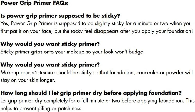e.l.f. Power Grip Primer, Gel-Based & Hydrating Face Primer For Smoothing Skin & Gripping Makeup, Moisturizes & Primes, 0.811 Fl Oz, Clear