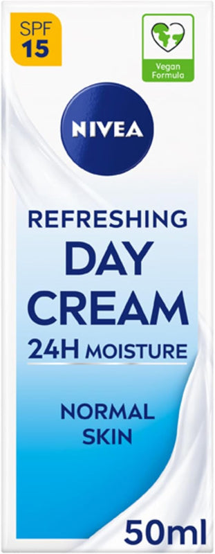 NIVEA Light Moisturising Day Cream, Hydrating Face Cream with Vitamin E, Skin Care Essentials, Intensive Moisturiser, 50 ml (Pack of 1)