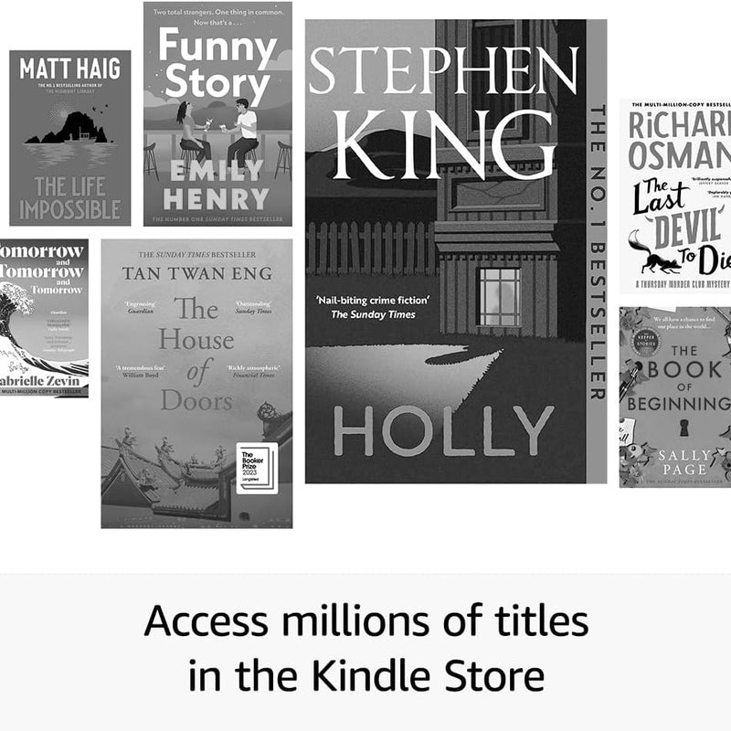 All-new Amazon Kindle Paperwhite Signature Edition (32 GB) – Our fastest Kindle with an auto-adjusting front light, wireless charging and weeks of battery life – Metallic Black + Kindle Unlimited