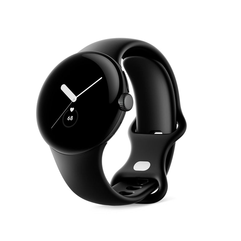 Google Pixel Watch 1st Gen (Previous Model) - Android Smartwatch with Fitbit Activity Tracking - Heart Rate Tracking Watch - Matte Black Stainless Steel case with Obsidian Active band - WiFi