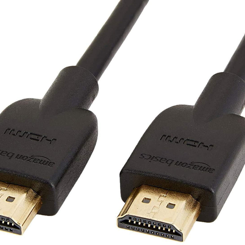 Amazon Basics 4K HDMI Cable 1.8m - 18Gbps High Speed with Ethernet, 4K@60Hz, 2160p, Black