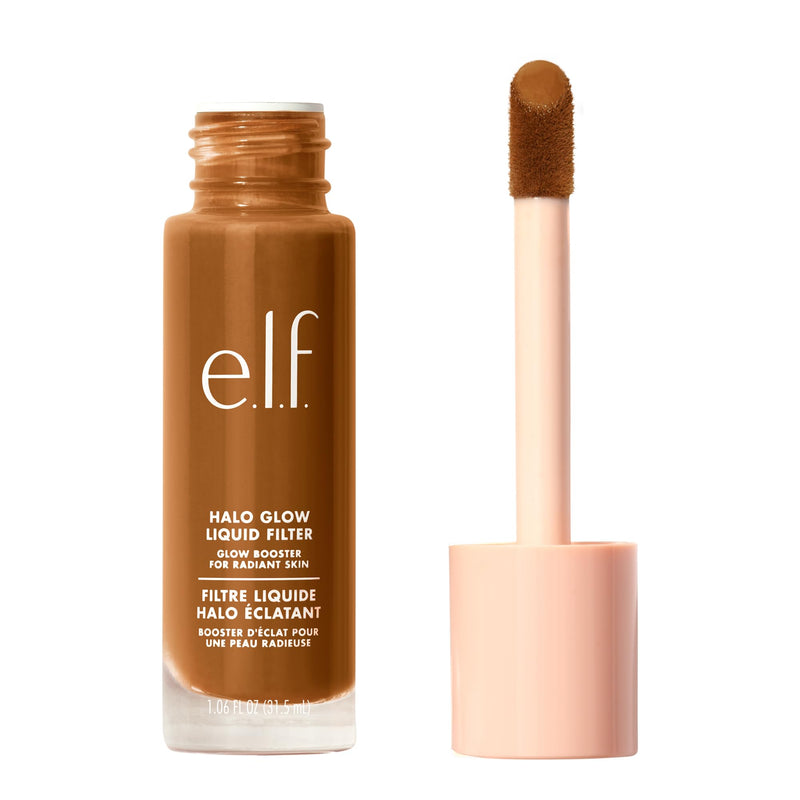 e.l.f. Halo Glow Liquid Filter, Complexion Booster For A Glowing, Soft-Focus Look, Infused With Hyaluronic Acid, Vegan & Cruelty-Free, 3.5 Medium