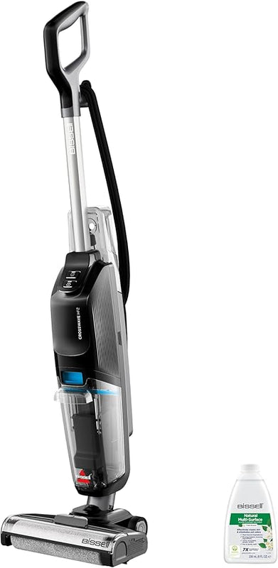 BISSELL CrossWave HF2, Wet and Dry Vacuum Cleaner For Hard Floors, Vacuum & Mop In One Go, Two Tanks Clean/Dirty Water, Corded Upright Vacuum Cleaners, Lightweight & Easy to Carry, 340 W, 3845E