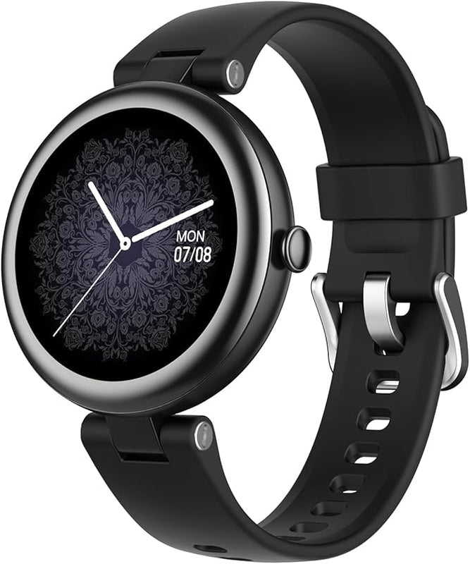 SHANG WING Lynn Smartwatches for Women,1.1inch Display Screen Fitness Watch for Women,Small Stylish Smart Watch with Pedometer Sleep Monitor SpO2-Monitor Heart Rate Fitness Watch for Android iOS