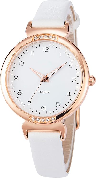 NUOVO Women Watches Ladies Leather Strap Watch Elegant Analogue Quartz Watches Classic Women's Watch