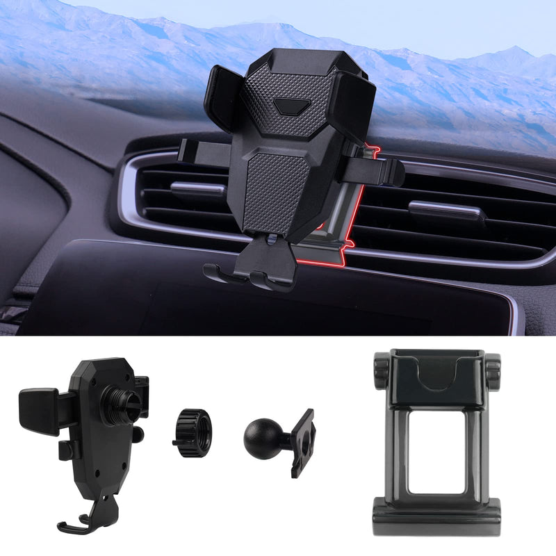 Karltys Car Phone Holder for Mazda CX-5 2017-2025 Accessories CX5 Cell Phone Holder Air Vent Mount for 4-7 Inch Phones Hands Free Thick Case Friendly Mobile Stand