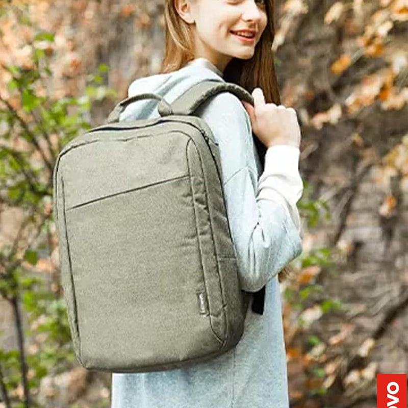 Lenovo B210 Backpack for 15.6 Inch Laptops, Lightweight and Water Repellent Rucksack– Green