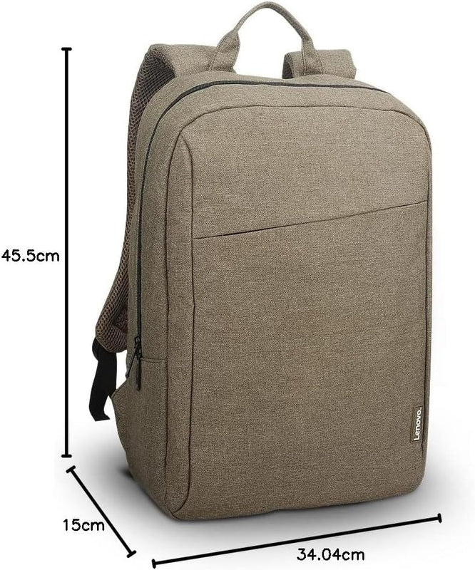 Lenovo B210 Backpack for 15.6 Inch Laptops, Lightweight and Water Repellent Rucksack– Green