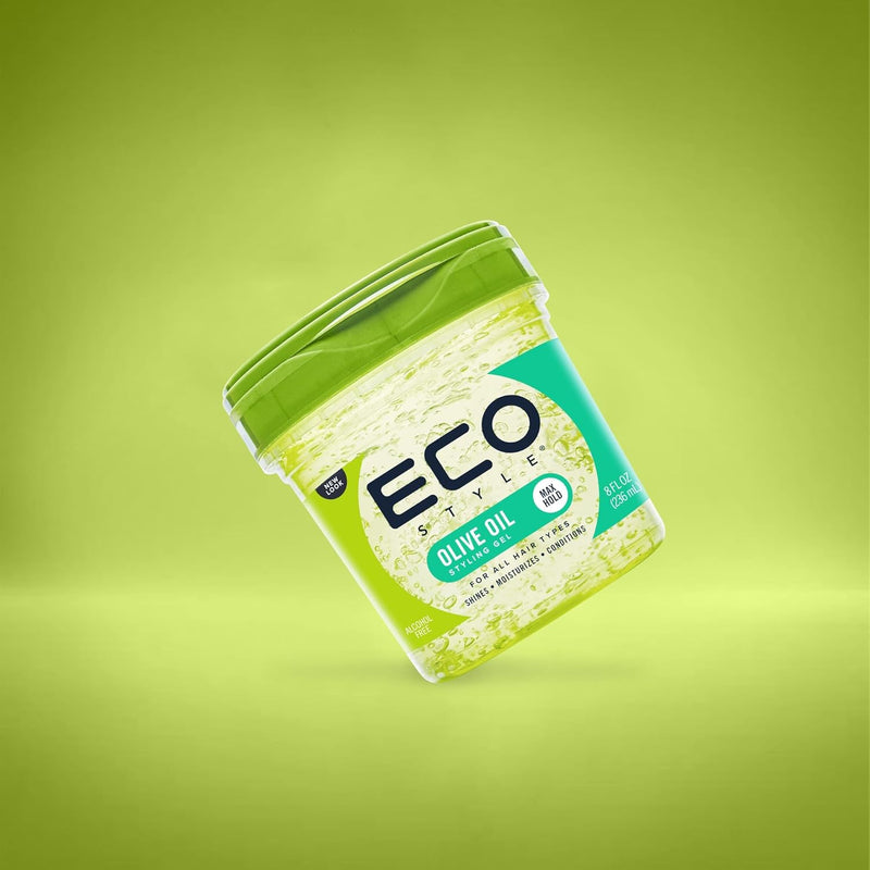 Eco Style Olive Oil Eco Styler Hair Gel, Hydrate and Style, Alcohol-Free, 236 ml (Pack of 1)