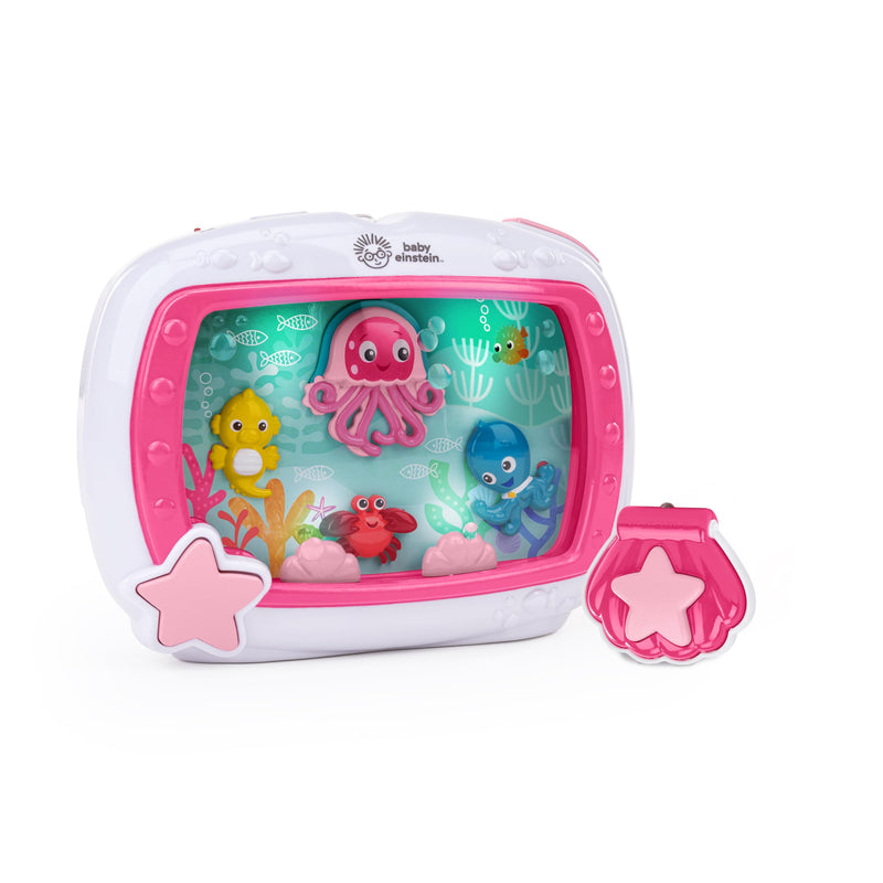 Baby Einstein Sea Dreams Soother, Crib Toy with Remote, Baby Sleep Aid, Calming Lights & Melodies, Newborn and Up