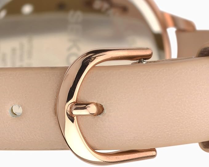 Sekonda 35mm Classic Women’s Rose Gold Case Analogue Quartz Watch