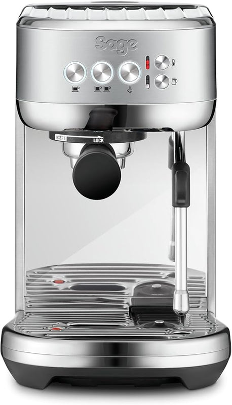 Sage - The Bambino Plus - Compact Coffee Machine with Automatic Milk Frother, Brushed Stainless Steel