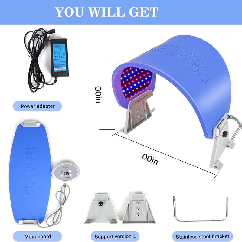 Hydraskincare PDT LED Light Photon Facial Mask Skin Care Rejuvenation Face Body Beauty Therapy