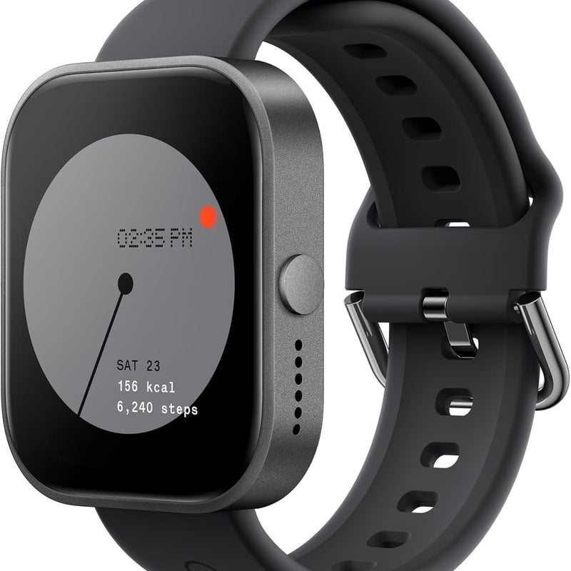 CMF by Nothing Watch Pro Smartwatch with 1.96 AMOLED display, Fitness Tracker, Built-in multi-system GPS, Bluetooth calling with AI noise reduction and up to 13 days of usage - Dark Grey
