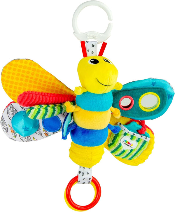 LAMAZE Freddie The Firefly - Clip on Pram and Pushchair Newborn Baby Toy, Sensory Toy for Babies Boys and Girls From 0 - 6 Months