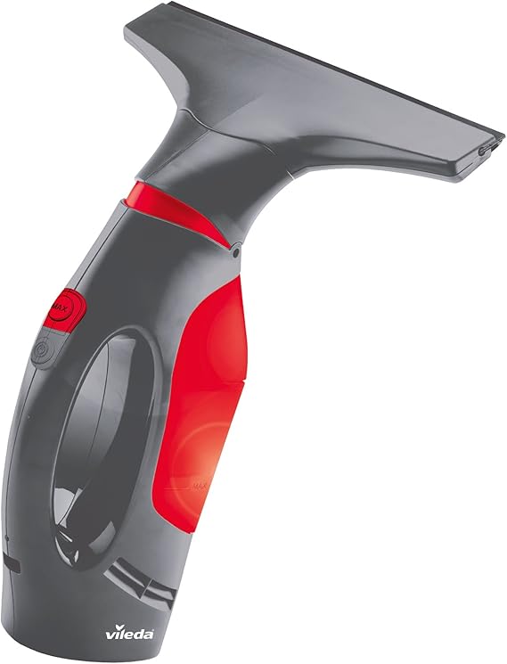 Vileda WindoMatic Power Window Vacuum Cleaner, Handheld and Portable Electric Window Cleaner, UK Version