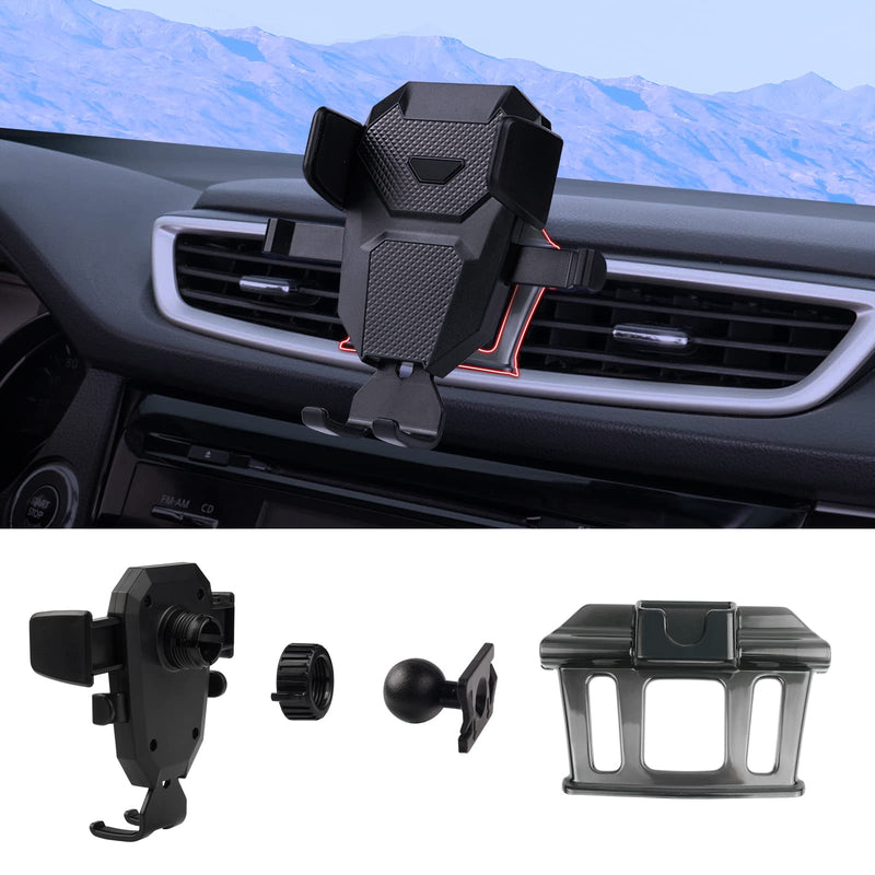Karltys Car Phone Holder for Mazda CX-5 2017-2025 Accessories CX5 Cell Phone Holder Air Vent Mount for 4-7 Inch Phones Hands Free Thick Case Friendly Mobile Stand
