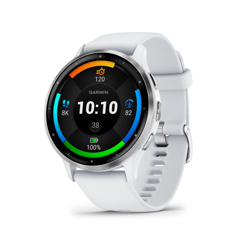 Garmin Venu 3 GPS 45mm Smartwatch, AMOLED Touchscreen, All-day Advanced Health & Fitness Features, Voice Functionality, Music Storage, Wellness Smartwatch with up to 14 days battery life, Black