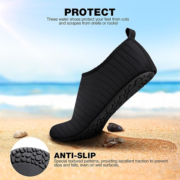 Steppli Water Shoes Swim Aqua Shoes for Men Women