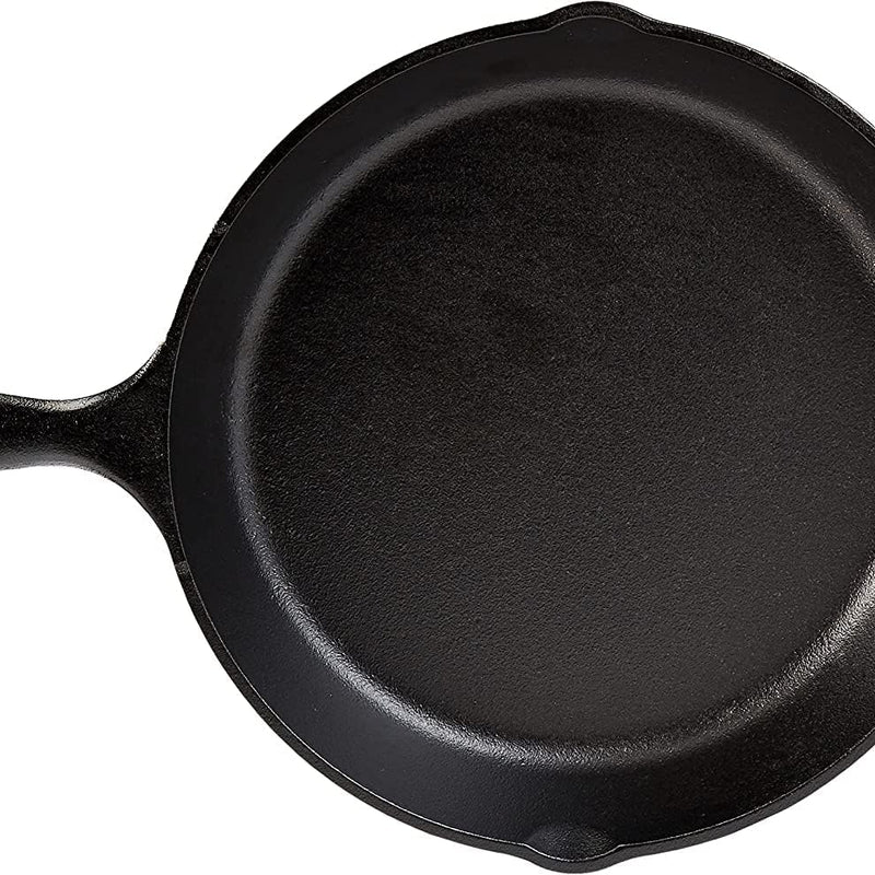 Lodge Pre-Seasoned Cast Iron Skillet Frying Pan. Made in The USA. 26 cm/10.25 inch, Multi-Coloured, 10.25-Inch