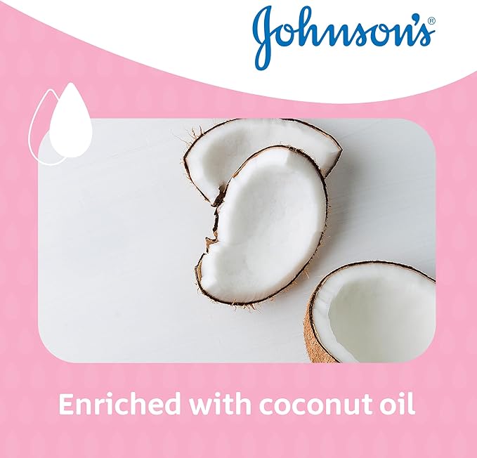 Johnson's Baby Lotion (1 x 500 ml) Nourishing and Hypoallergenic Baby Body Lotion for Delicate Skin with Coconut Oil for 24h Moisture Protection