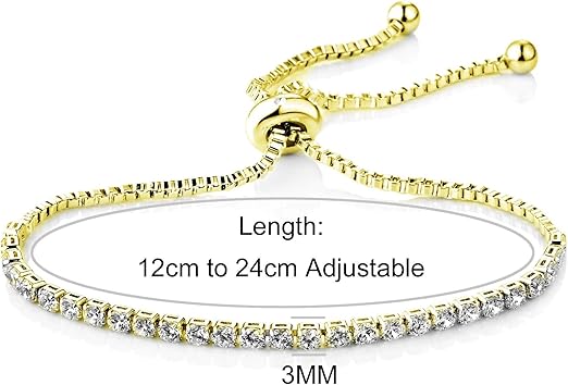 Philip Jones Gold Plated Solitaire Friendship Set Created with Zircondia® Crystals