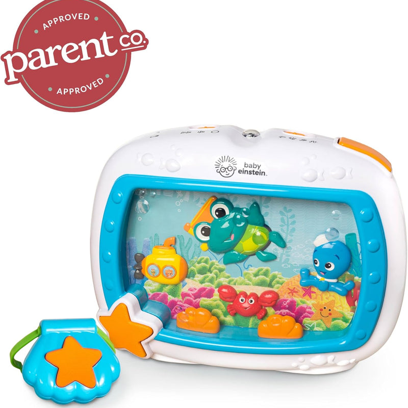 Baby Einstein Sea Dreams Soother, Crib Toy with Remote, Baby Sleep Aid, Calming Lights & Melodies, Newborn and Up