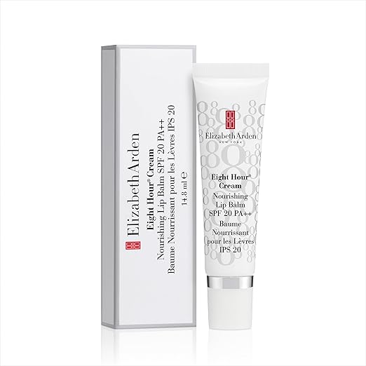 Elizabeth Arden Eight Hour Cream Nourishing Lip Balm SPF 20, 14.8ml, Long-lasting Moisture & Conditioning, Sun Protection for Dry Lips, Unisex