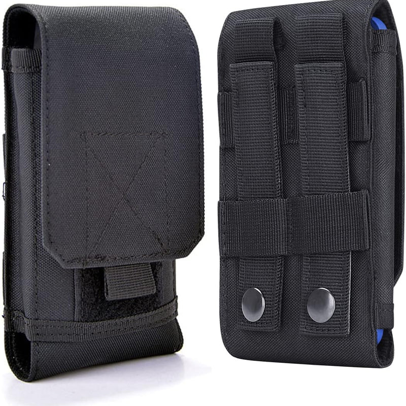 Universal Tactical Molle Holster Army Mobile Phone Belt Pouch edc Security Pack Carry Accessory Kit Waist Bag Case Compatible iPhone 13 PRO X XS Max XR 7 8 6/6s Plus Samsung Galaxy S10 S9 S8 Plus