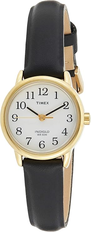 Timex Easy Reader Women's 25 mm Leather Strap Date Window Watch