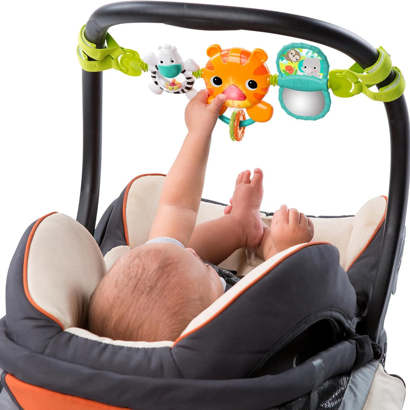 Bright Starts Take Along Toy Bar for Baby Car Seats/Carriers