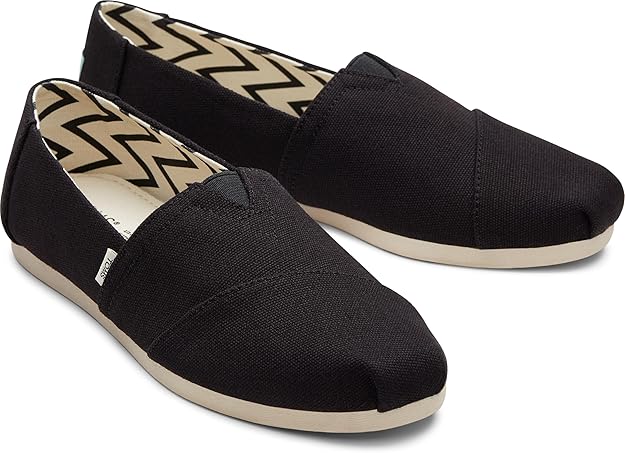 TOMS Women's Recycled Cotton Alpargata Loafer Flat