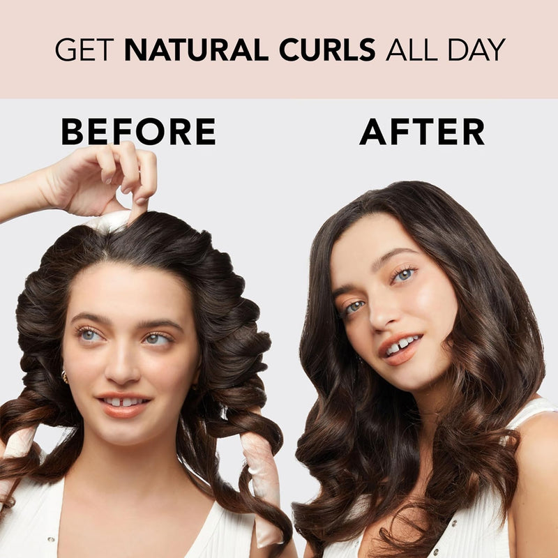 Kitsch Heatless Curling Set - Satin Heatless Hair Curler, Rollers for Heatless Curls, Hair Curler No Heat, Heatless Curler, Overnight Curls with Overnight Blowout Rods - Sunset Tie Dye