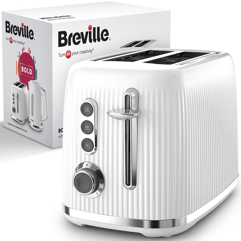 Breville Bold Black Electric Kettle | 1.7L | 3kW Fast Boil | Black & Silver Chrome [VKT221]
