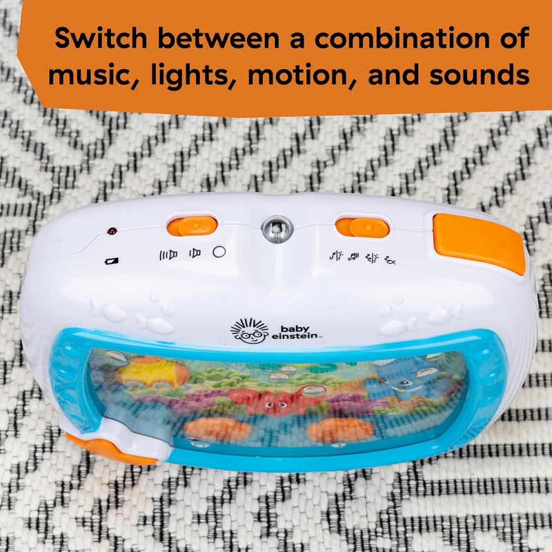 Baby Einstein Sea Dreams Soother, Crib Toy with Remote, Baby Sleep Aid, Calming Lights & Melodies, Newborn and Up