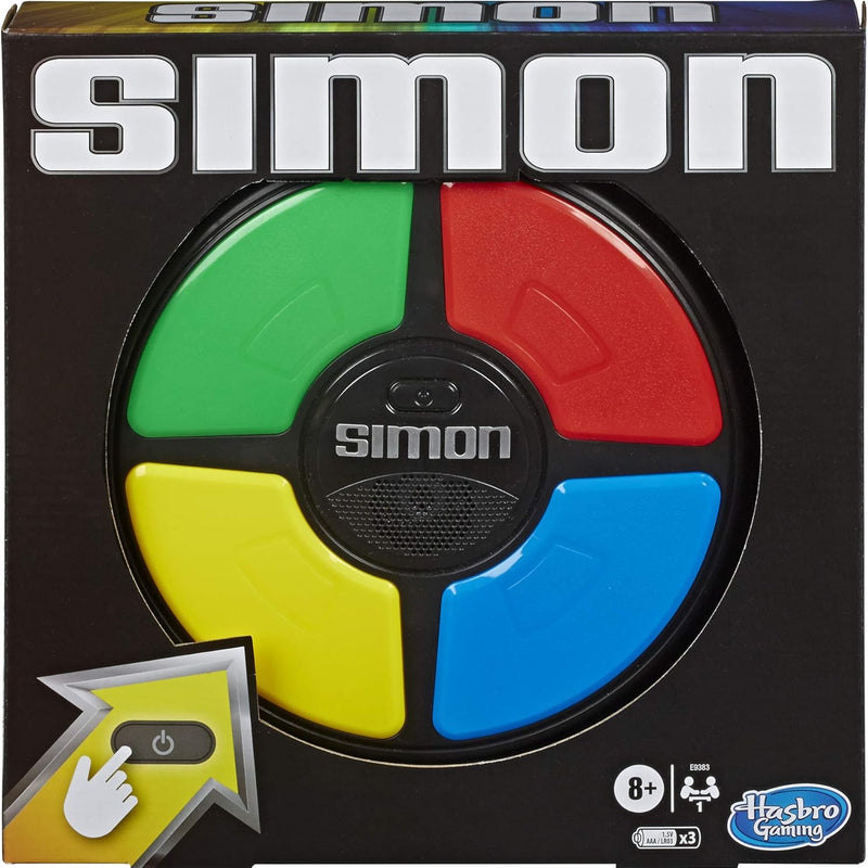Hasbro Gaming Simon Electronic Memory Game, Handheld Light and Sound Game, Ages 8 and Up
