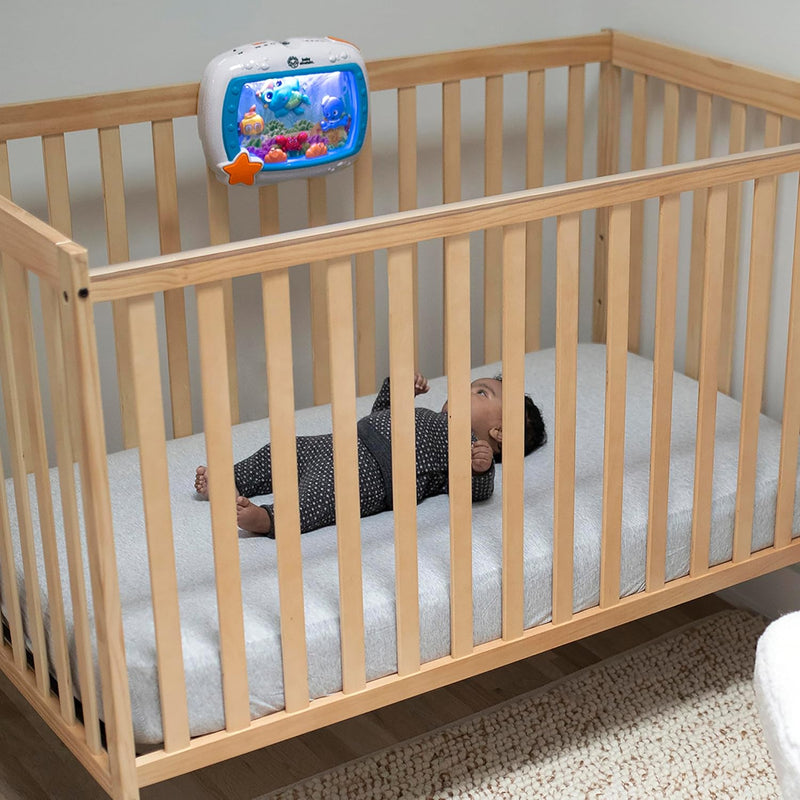 Baby Einstein Sea Dreams Soother, Crib Toy with Remote, Baby Sleep Aid, Calming Lights & Melodies, Newborn and Up