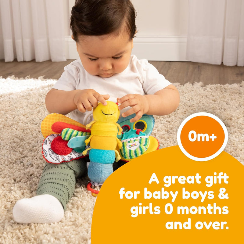 LAMAZE Freddie The Firefly - Clip on Pram and Pushchair Newborn Baby Toy, Sensory Toy for Babies Boys and Girls From 0 - 6 Months
