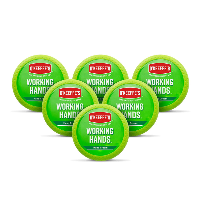 O’Keeffe’s Working Hands, 96g Jar - Hand Cream for Extremely Dry, Cracked Hands | Instantly Boosts Moisture Levels, Creates a Protective Layer & Prevents Moisture Loss