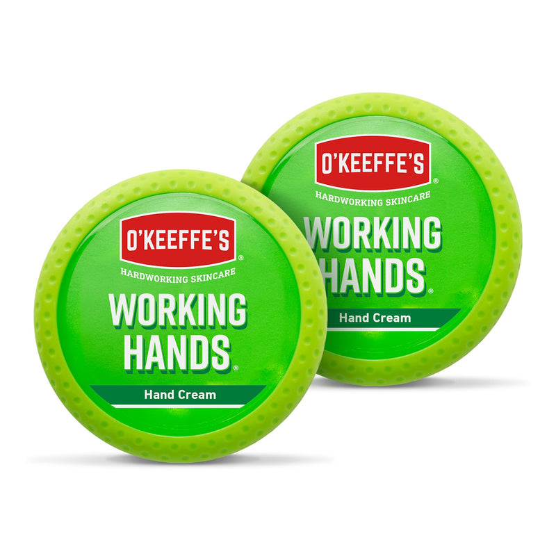 O’Keeffe’s Working Hands, 96g Jar - Hand Cream for Extremely Dry, Cracked Hands | Instantly Boosts Moisture Levels, Creates a Protective Layer & Prevents Moisture Loss