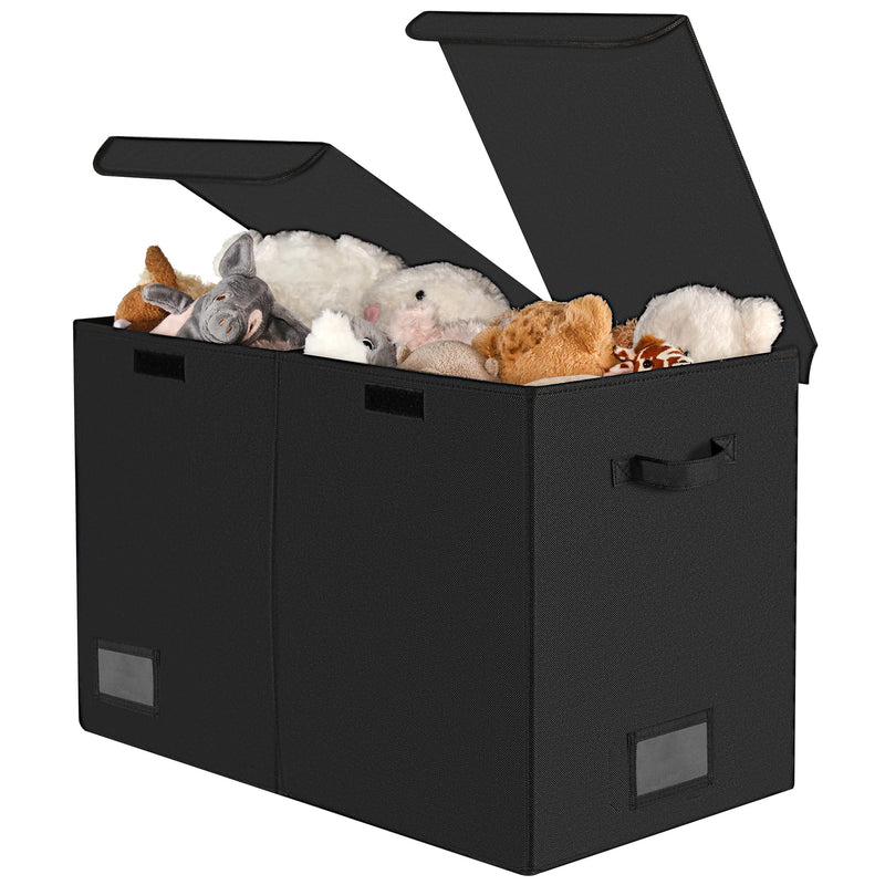 GRANNY SAYS Toy Storage Box, Pack of 1 Large Storage Box, Grey Storage Box, Kids' Toy Chests & Boxes, Foldable Storage Box with Lid, Toy Box Storage for Girls Boys to Organise Bedroom Nursery Playroom
